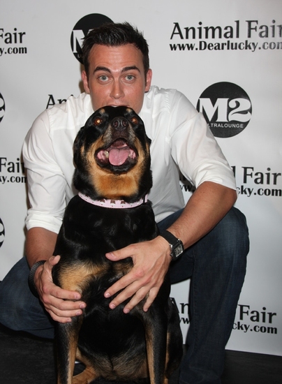 Cheyenne Jackson and Zora Photo